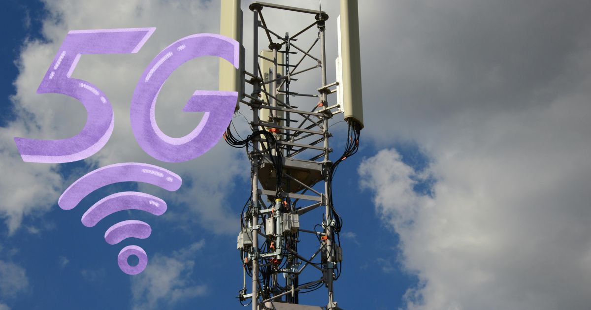 Torre de transmissão 5G