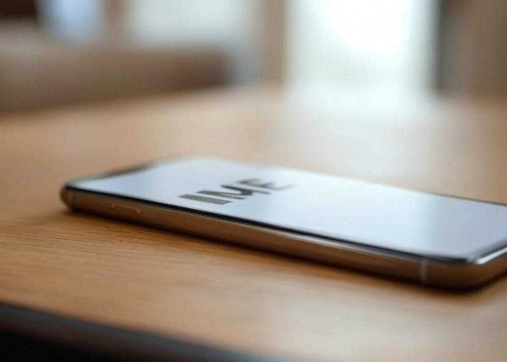 Smartphone exibindo o conceito de IMEI na tela
